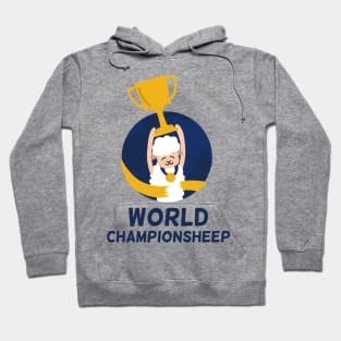 Champion Sheep | Cute Pet Puns | Sport Gift Ideas Hoodie